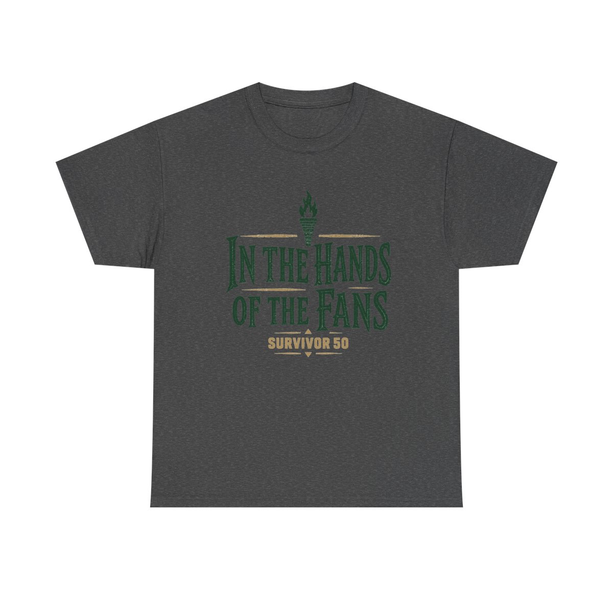 Survivor 50 "In the Hands of the Fans" Unisex Tee - alternate angle 3, merchandise