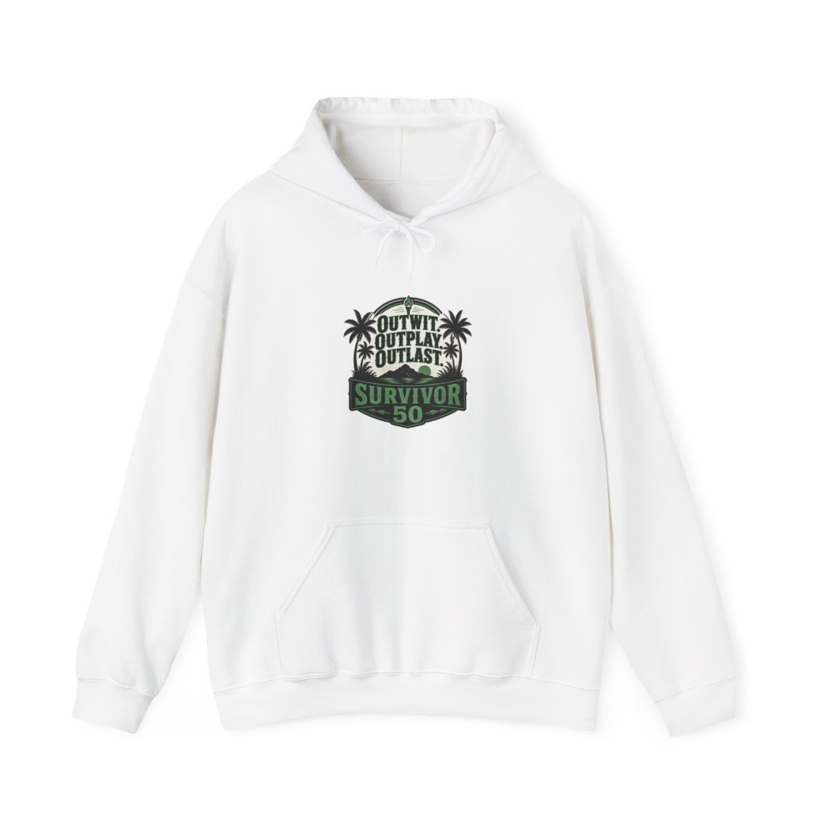 Survivor 50 "Outwit. Outplay. Outlast." Hoodie - alternate angle 2, merchandise