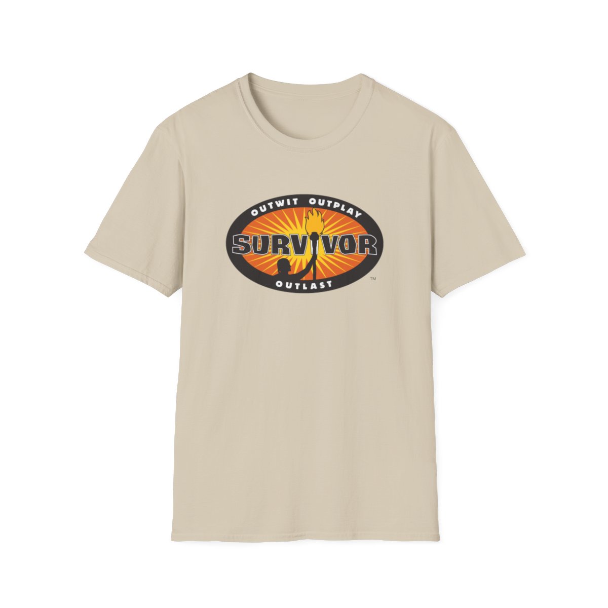Survivor Logo T-Shirt | Outwit Outplay Outlast TV Show Tee | Survivor Merch - alternate angle 2, merchandise