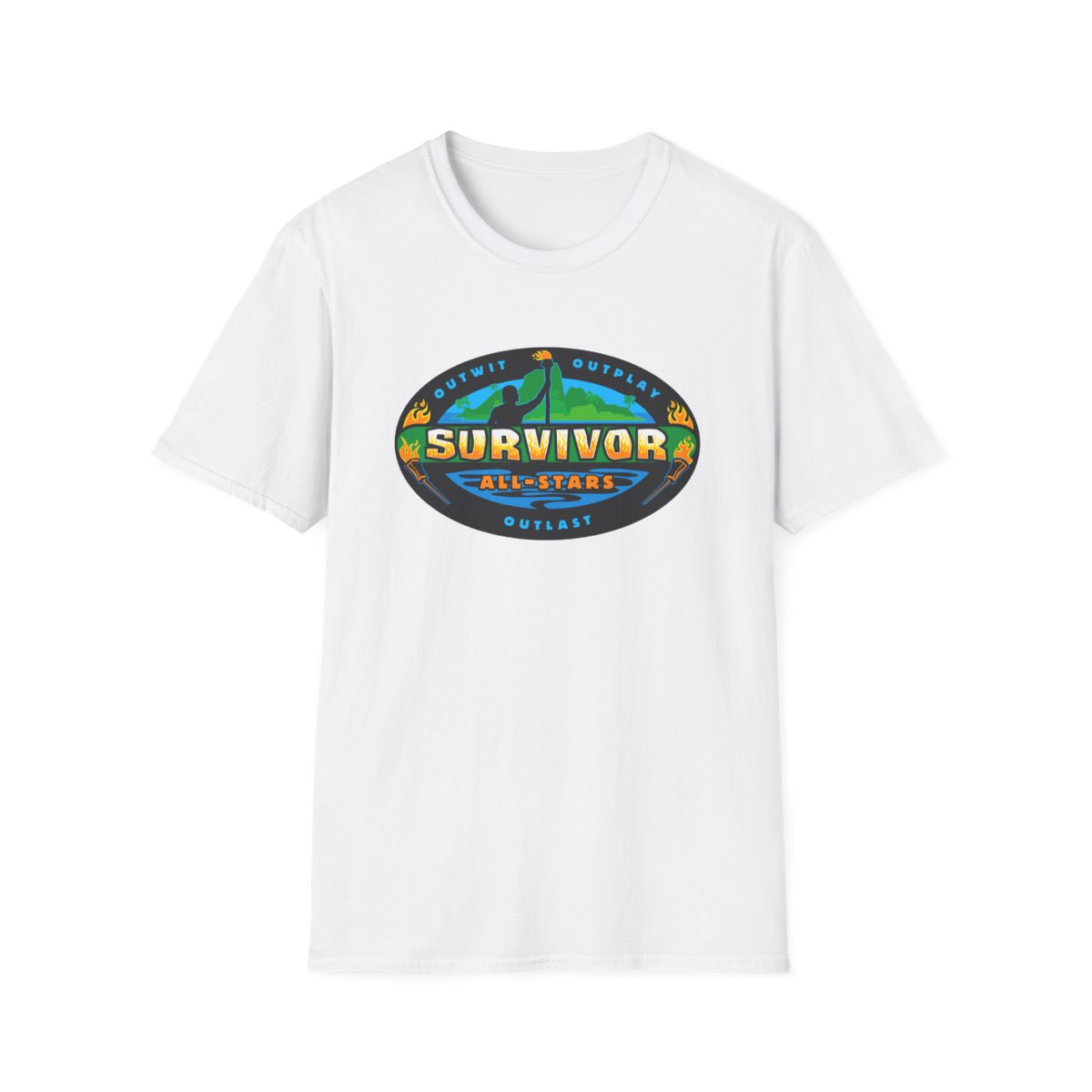Survivor All-Stars Logo T-Shirt | Outwit Outplay Outlast | Survivor Merch