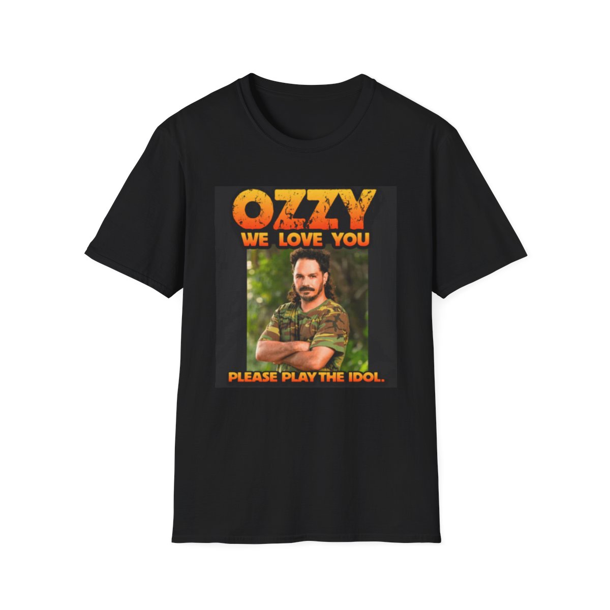 Ozzy We Love You T-Shirt | Photo Portrait Band Tribute Tee | Survivor Merch